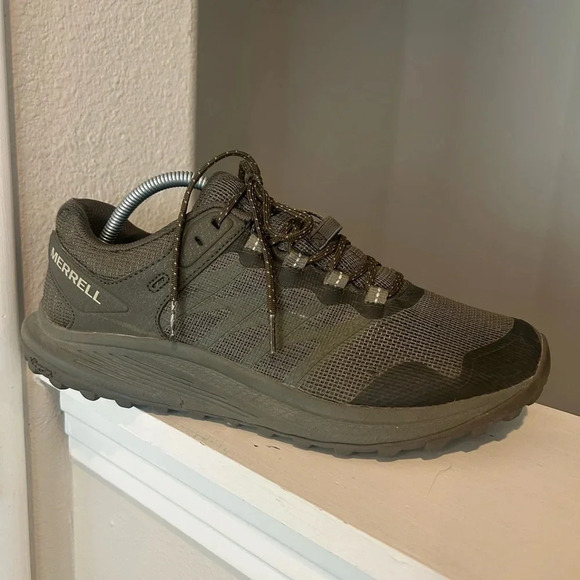 MERRELL Men's Nova 3 Low Dark Olive Tactical Boots (J005047) Men’s Sz 10.5 - Picture 2 of 12